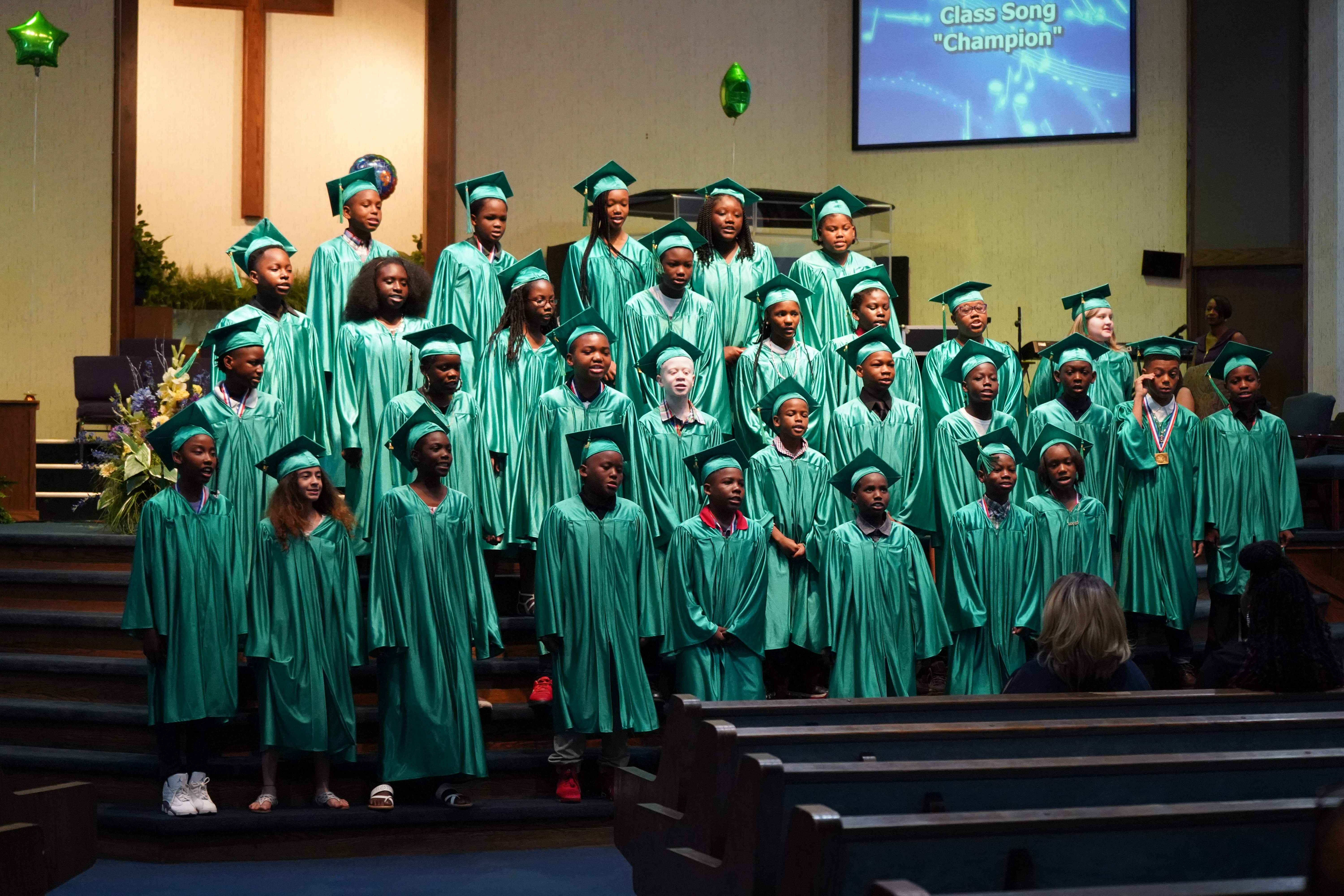 Wayman Academy graduating students